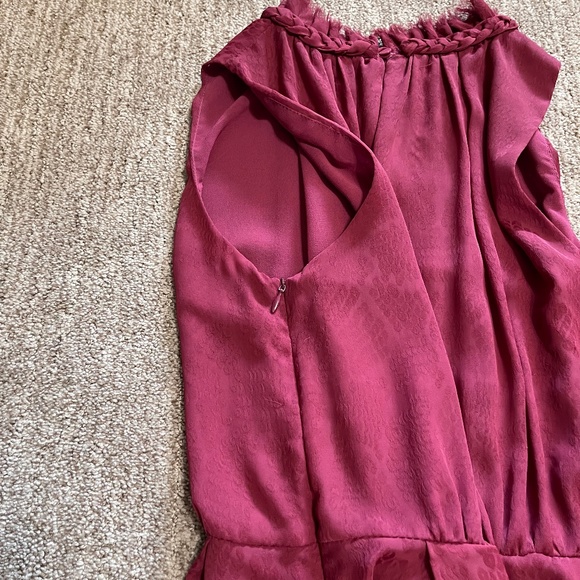 Greylin Mock Turlte neck blouse - Picture 2 of 7